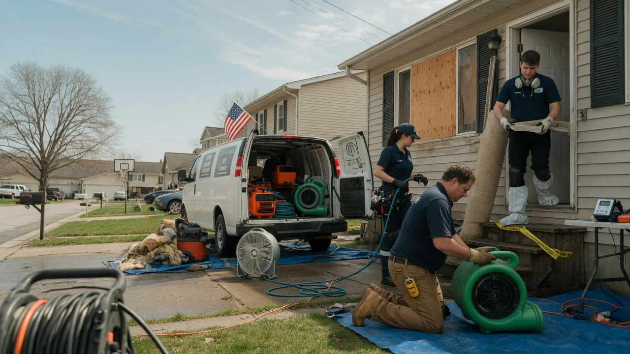 Water Damage Restoration in Deloit, IA near me